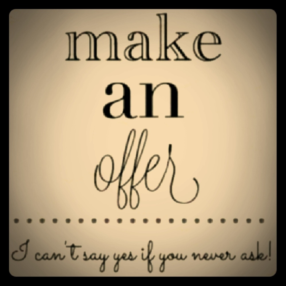 Dont be shy! I work great with others! Negotiate!!